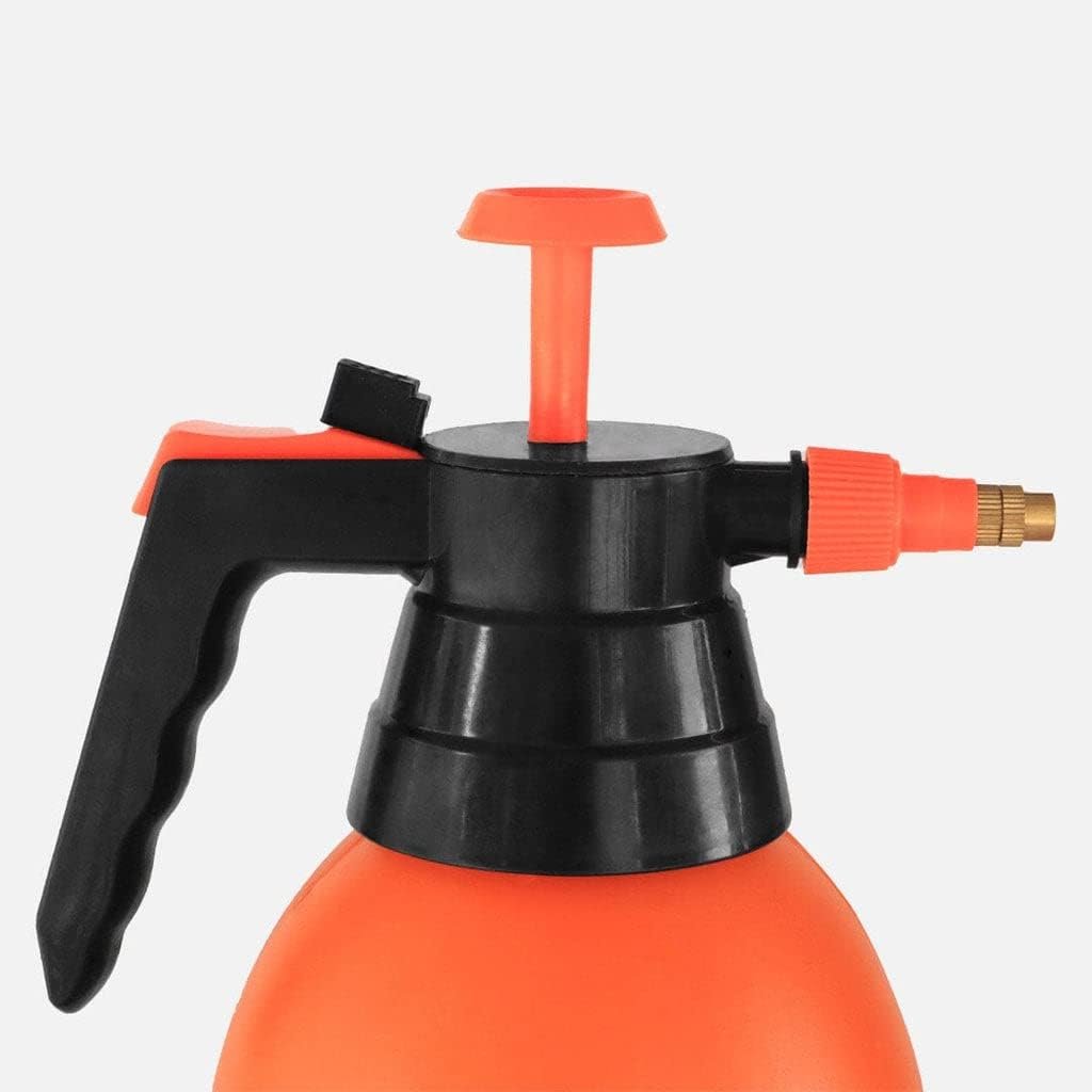 TrustBasket Pressure Sprayer (2 Liter) - Orange | Pressure Spray Bottle for Plants | Gardening Water Pump Sprayer