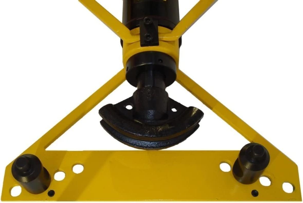 HELLARO Hydraulic Pipe Tube Bender w. 4 Dies & Case All Metal Bending (3/8" - 1") W-1A