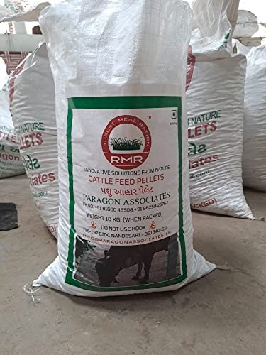 RMR-ROBUST MEAL RATION -Cattle/Buffalo/Cow Feed Pellets (17Kgs), Natural Feed Fortified With Essential Vitamins And Minerals And Probiotics,All Life Stages, 1 Count