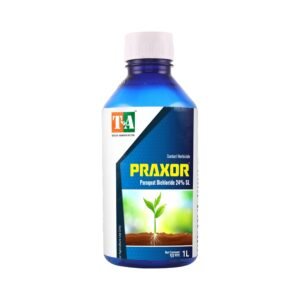 Titan Agritech Limited PRAXOR | Paraquat Dichloride 24% SL | Broad Spectrum Non-Selective Contact Herbicide for Effective Weed & Grass Control - 1 Ltr