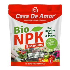 Casa De Amor Organic NPK Bio Granules Fertilizer | Balanced Nutrient Boost for Healthy Plant Growth | Ideal for All Types of Plants & Gardening Use | 400 gm