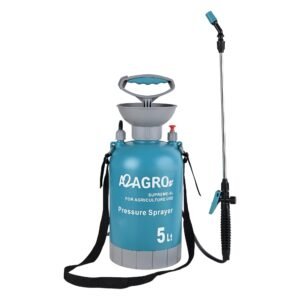 A2AGRO Garden Pressure Sprayer, 5 Litre Capacity, for Car wash, Agriculture and Gardening
