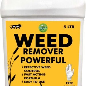 Weed Remover Spray 5 liters - | Fast & Effective Weed Control Solution for Lawn & Garden | Ready-To-Use | Unwanted Plant Killer | With free Gloves