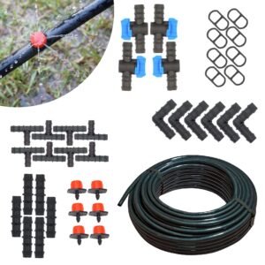 Bhagirath - Drip Irrigation 16Mm Diameter Main Supply Line Pipe (25 Meter) (Drip Pipe 25Meter) - Black