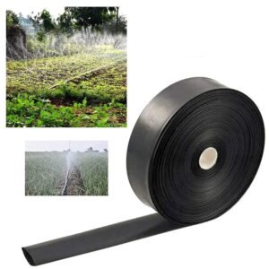 GreenTech Agriculture Rain Pipe – Dia 40mm, Length 100 Meter, Black | UV Coated Irrigation Pipe for Farming, Garden & Lawn
