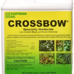 Southern Ag Crossbow Specialty Herbicide 2 4 D & Triclopyr Weed & Brush Killer, 32oz - 1 Quart