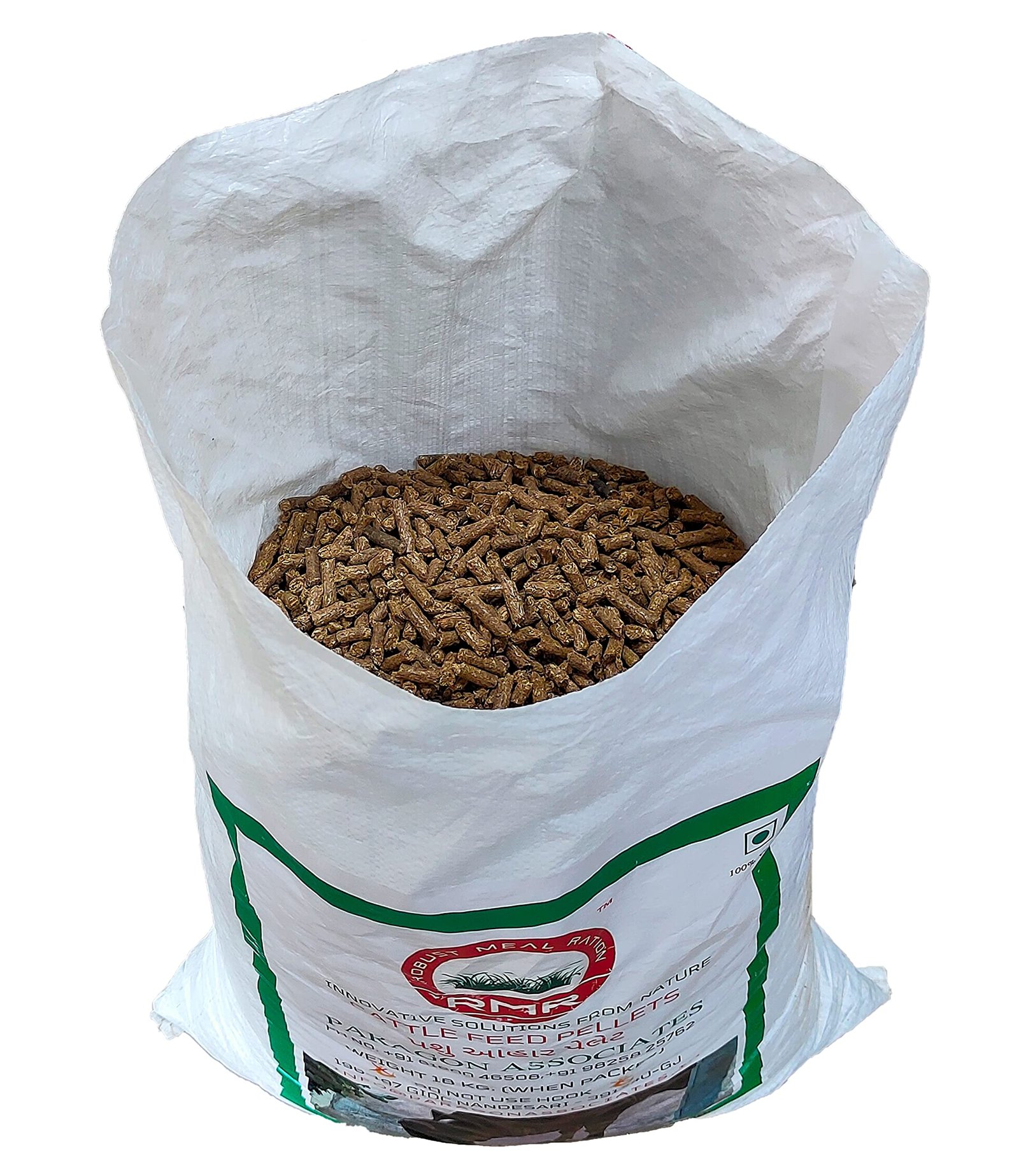 RMR-ROBUST MEAL RATION -Cattle/Buffalo/Cow Feed Pellets (17Kgs), Natural Feed Fortified With Essential Vitamins And Minerals And Probiotics,All Life Stages, 1 Count