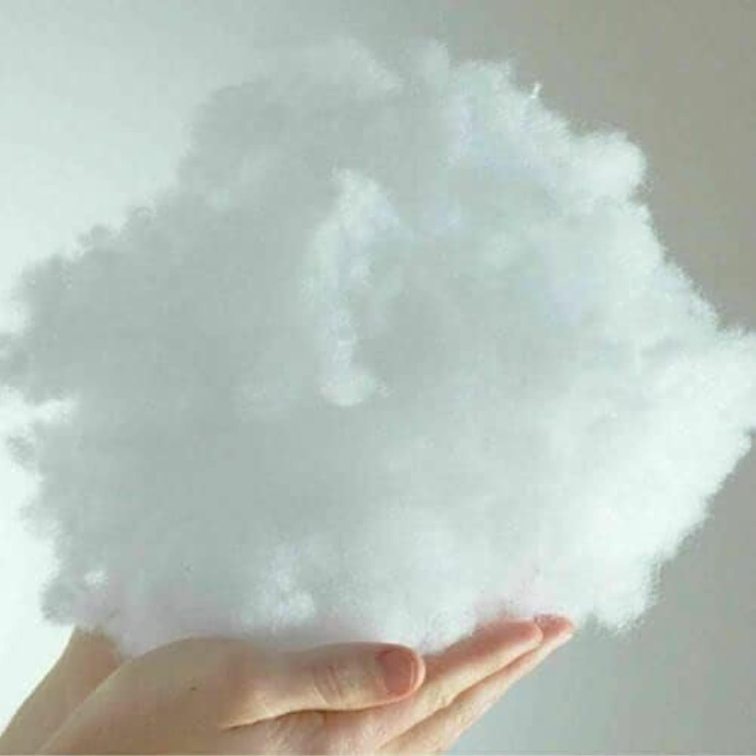 Soft Fiber 100gm | Racron Polyester Fibre Synthetic Cotton Filling for Cushion, Pillow, Teddy Bear, Toy Stuffing (100)